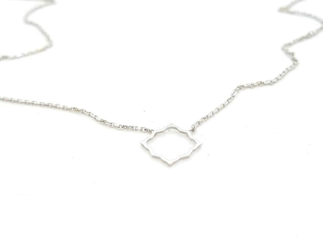 Collier Transparence - Collier en or blanc 18 carats 58 Facettes 578935RV