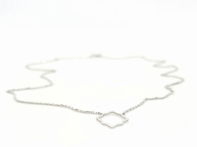 Collier Transparence - Collier en or blanc 18 carats 58 Facettes 578935RV