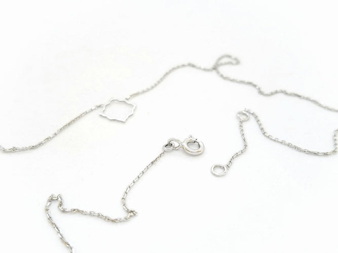 Collier Transparence - Collier en or blanc 18 carats 58 Facettes 578935RV