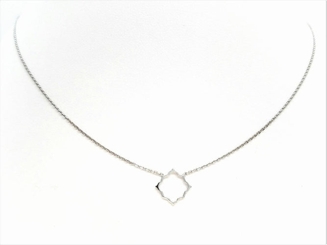 Collier Transparence - Collier en or blanc 18 carats 58 Facettes 578935RV