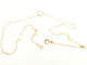 Collier Collier Transparence - Collier motif graphique en or rose 18 carats 58 Facettes 578938RV