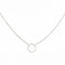 Collier Collier Transparence - Collier en or blanc 18 carats 58 Facettes 578939RV