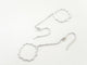 Boucles d'oreilles Transparence - Boucles d’oreilles pendantes en or blanc 18 carats 58 Facettes 578940RV