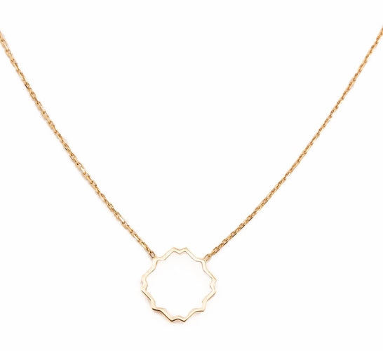 Collier Collier Transparence - Collier en or rose 18 carats 58 Facettes 578943RV