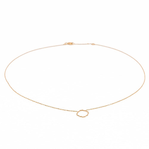 Collier Collier Transparence - Collier en or rose 18 carats 58 Facettes 578943RV