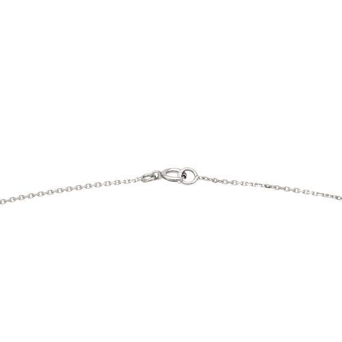 Collier Collier en or blanc 18 carats avec diamant taille brillant 58 Facettes 579047RV