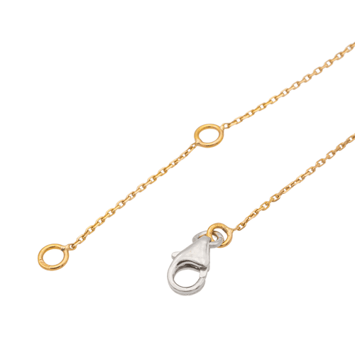 Bracelet Bracelet graphique en or blanc et rose 18 carats avec diamants 58 Facettes 579175RV