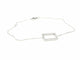 Bracelet Bracelet graphique en or blanc 18 carats et diamants 58 Facettes 579217RV
