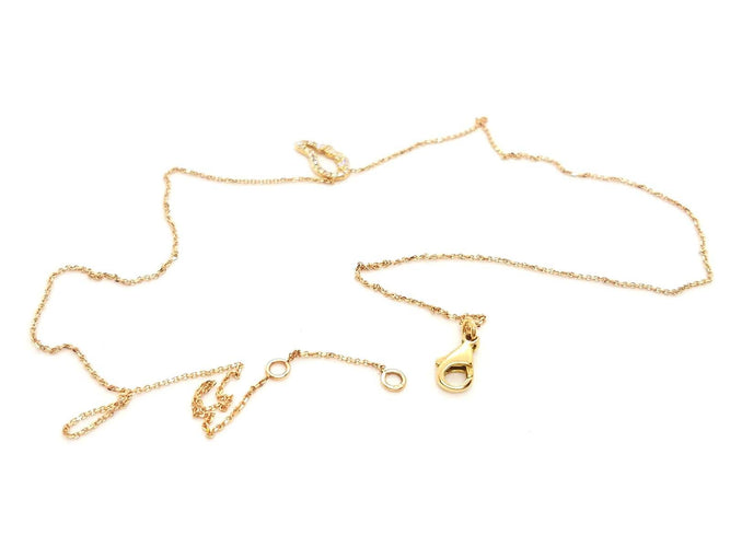 Collier Collier aile d’ange en or rose 18 carats et diamants 58 Facettes 579299RV