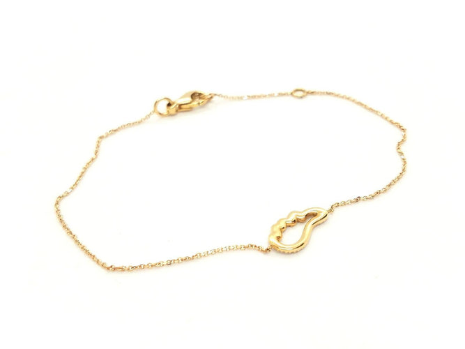 Bracelet Bracelet aile d’ange en or rose 18 carats et diamants 58 Facettes 579300RV