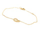 Bracelet Bracelet aile d’ange en or rose 18 carats et diamants 58 Facettes 579300RV