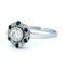 Bague 54 Bague Art déco en platine avec diamants et saphirs 58 Facettes 826F28F7DFB54661AFC946395CC3E036