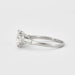 57 BOUCHERON ring - Art Deco ring in platinum and diamonds 58 Facettes