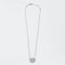 Collier Collier or gris diamants motif trèfle 58 Facettes L4