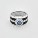53 Mauboussin Ring - Bonbon Bleu Ring - White gold, sapphire and lacquer 58 Facettes DV2508-2