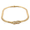 Collier Van Cleef & Arpels - Collier maille anglaise en or jaune et diamants 58 Facettes BO/230019 RIV