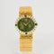 PIAGET - Extraplate Joaillerie - Montre de dame Or Jaune, Jadeite, Diamants, Emeraudes 58 Facettes