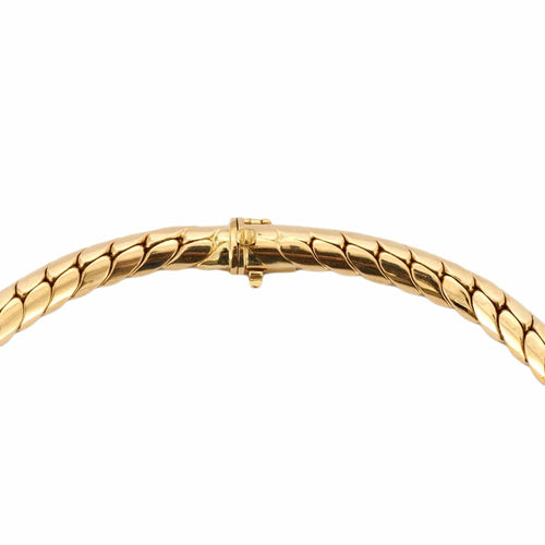 Collier Van Cleef & Arpels - Collier maille anglaise en or jaune et diamants 58 Facettes BO/230019 RIV