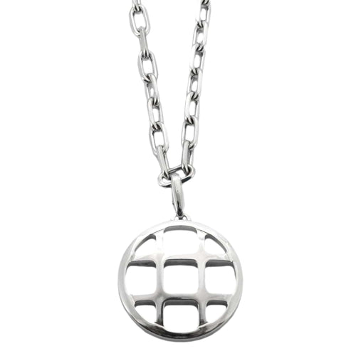 Collier Cartier - Collier Pasha avec pendentif géométrique en or blanc 18k 58 Facettes BO/230106 NSS