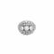 Bague 55 Bague "Dôme" en or blanc 18 carats et diamants 58 Facettes BO/230063/