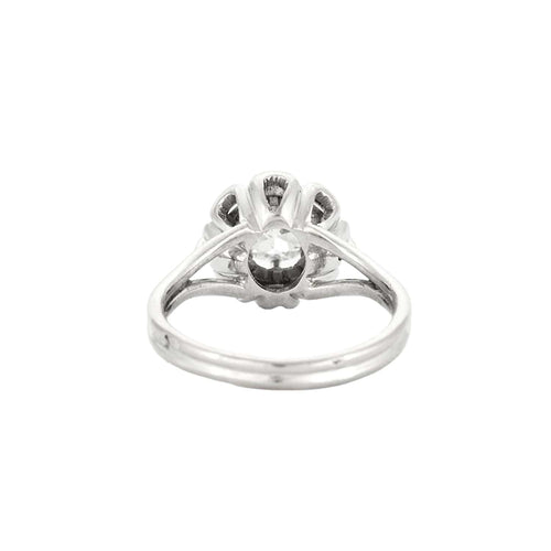 Bague 58 Bague solitaire en or blanc 18 carats et diamant 1,50 ct 58 Facettes BO/230059/