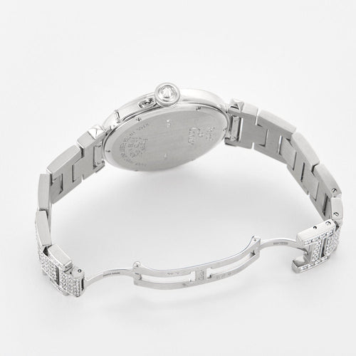 CARTIER - Pasha - Montre Or Blanc et Diamants 58 Facettes