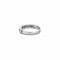 Bague 52.5 Bague alliance demi-tour en or blanc 18k et diamants 58 Facettes BO/240003/