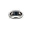 Bague 54 Bague vintage sertie d’un saphir en or blanc 18 carats et diamants 58 Facettes BO/230003/