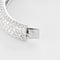 CARTIER - Exceptionnel bracelet jonc en platine et diamants 58 Facettes
