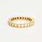 Bague 52 Alliance en or jaune et diamants 58 Facettes DV0613-1