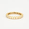Bague 52 Alliance en or jaune et diamants 58 Facettes DV0613-1