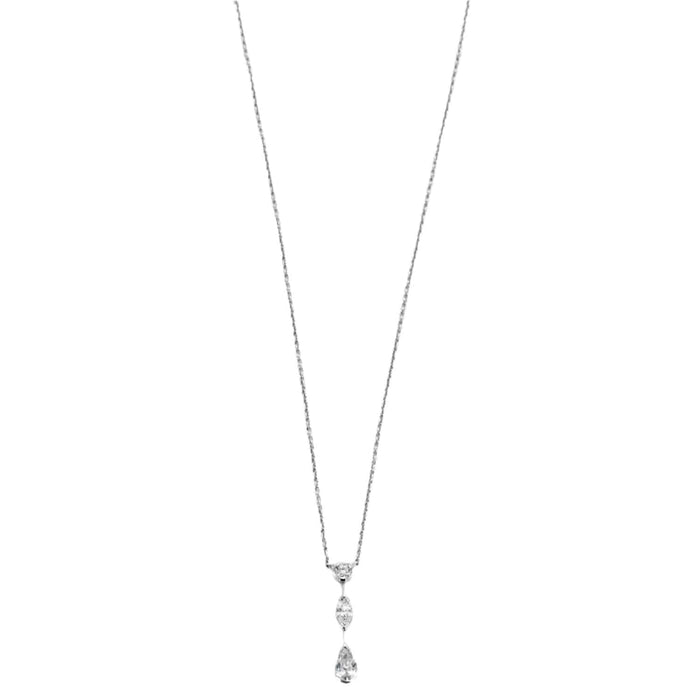 Collier Wint & KIND - Collier en or gris et diamants 58 Facettes DV0560-1