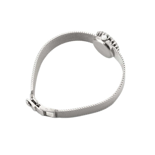 Montre Longines - Montre bracelet vintage en or blanc 18k et diamants 58 Facettes BO/230072