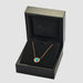 PIAGET Necklace - “Possession” Pendant in Rose Gold, Turquoise & Diamonds 58 Facettes G33PD200