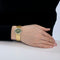 PIAGET - Extraplate Joaillerie - Montre de dame Or Jaune, Jadeite, Diamants, Emeraudes 58 Facettes