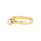 Bague 51.5 Bague solitaire en or jaune 18 carats et diamant 0,20 ct 58 Facettes BO/230022 RIV