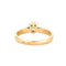 Bague 51.5 Bague solitaire en or jaune 18 carats et diamant 0,20 ct 58 Facettes BO/230022 RIV