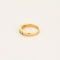 Bague 54 Demi-alliance - Bague en or jaune 18 carats et diamants 58 Facettes