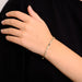 Bracelet Art Deco Bracelet Gold Diamonds Sapphires 58 Facettes