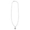 Collier Collier pendentif en or blanc 18k et diamant 0,50 ct 58 Facettes BO/24009