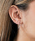 Boucles d'oreilles Boucles d’oreilles créoles en or blanc 18 carats 58 Facettes BO/230111 NSS