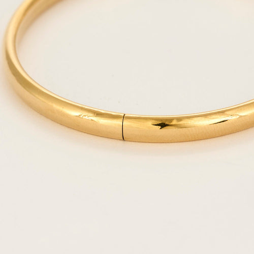 Bracelet Bracelet jonc en or jaune 18 carats 58 Facettes