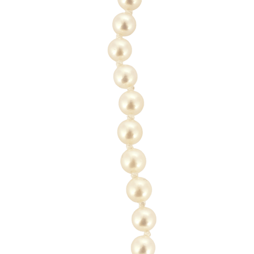 Collier Collier de perles de culture en or jaune et diamants, saphirs 58 Facettes BO/250007