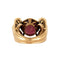 Bague 50.5 Bague Giorgia vintage en or jaune 18 carats et grenat, topazes 58 Facettes BO/230014 STA