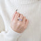 Bague 51 Bague sertie d’améthyste en or blanc 18 carats et diamants 58 Facettes BO/240023