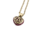 Collier Collier pendentif cœur en or blanc 18 carats, rubis et diamants 58 Facettes BO/250017//