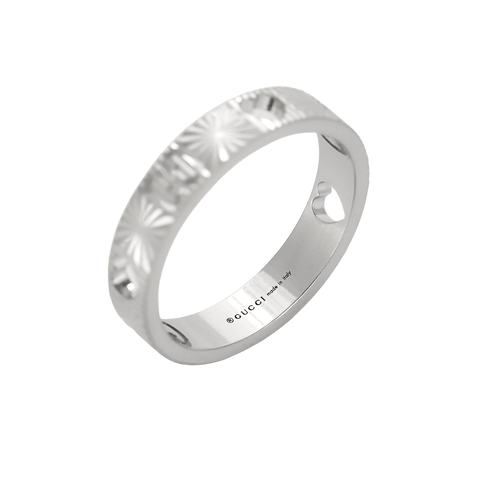 Bague 50 Gucci - Bague Icon en or blanc 58 Facettes BO/250015//