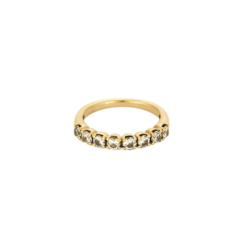 Bague 46 Bague alliance demi-tour en or blanc 18k et diamants 58 Facettes BO//250025