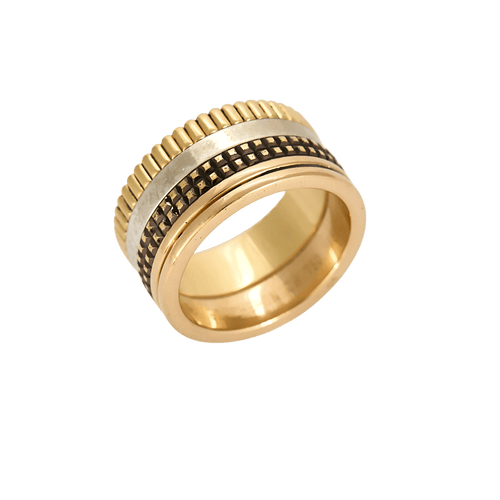 Bague 50 Boucheron - Bague Quatre Classique large en or jaune et diamants 58 Facettes BO/250013//