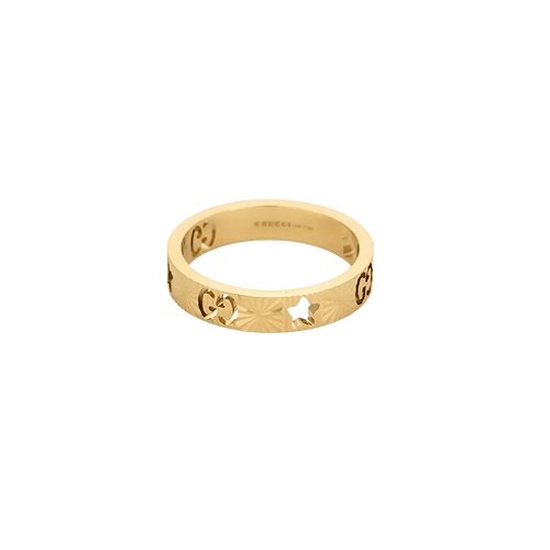 Bague 50 Gucci - Bague Icon en or jaune 18 carats 58 Facettes BO/250016/